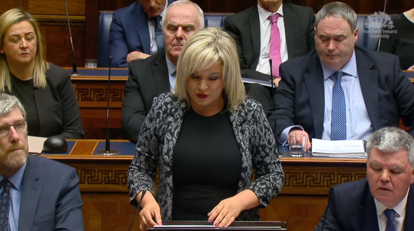 Michelle O Neill MLA pays tributes to former deputy First Minister Seamus Mallon who has passed away