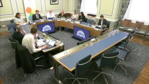 Finance Committee sitting in Committee Room