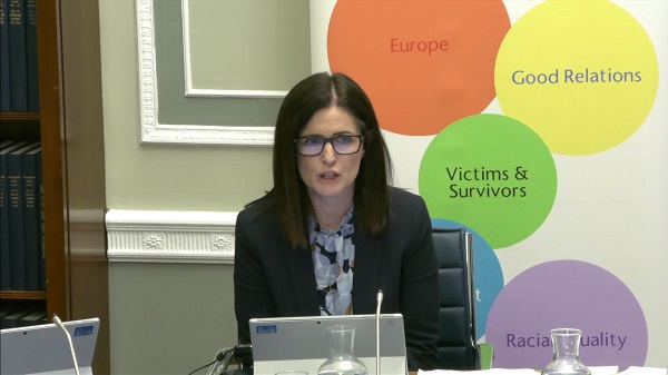 Committee Chair Paula Bradshaw sitting in a committee room in Parliament Buildings