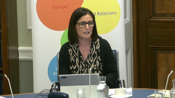 Committee Chair Paula Bradshaw sitting in a committee room in Parliament Buildings
