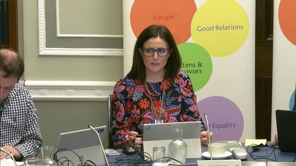 Committee Chair Paula Bradshaw sitting in a committee room in Parliament Buildings