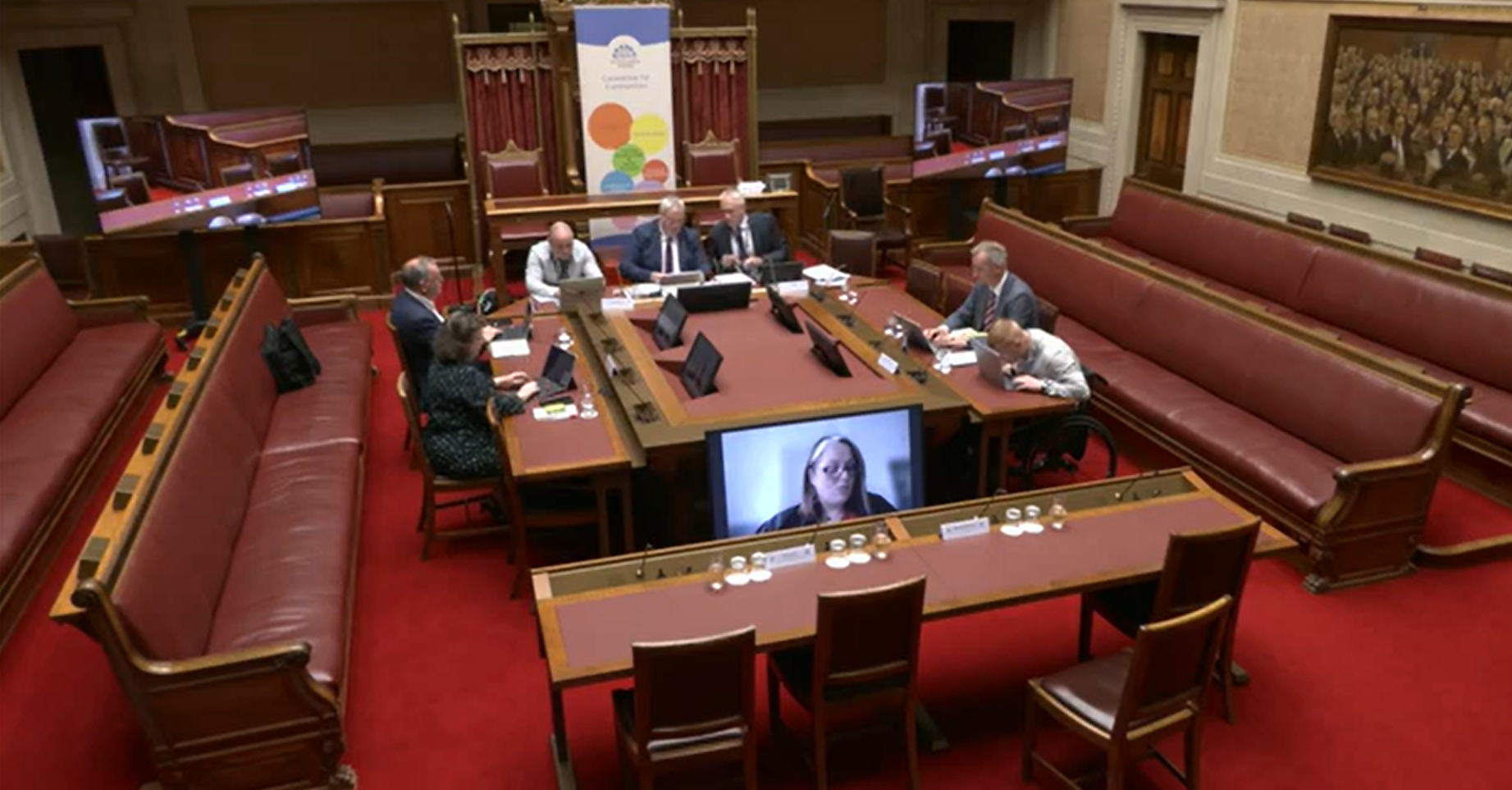 Image from the Committee for the Communities held at Norther Ireland Assembly